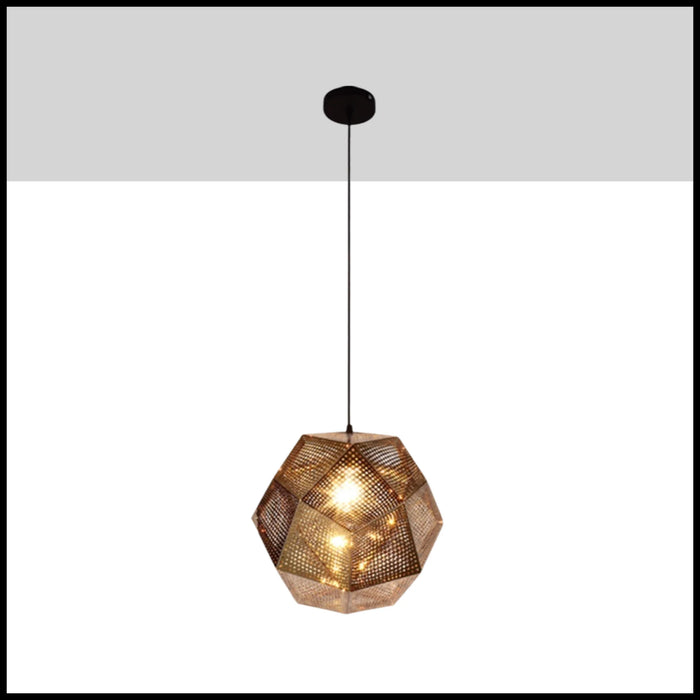 Gattières | Gold/Silver Stainless Steel Pendant Lamp