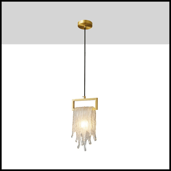 Roccavignale | Luxury Crystal LED Pendant Light for Bedroom