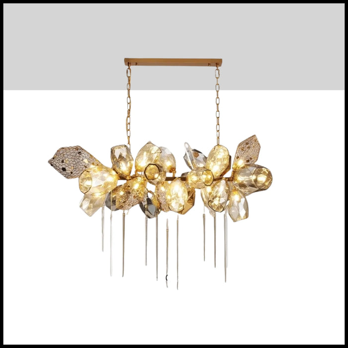 Postmodern Creative Luxury K9 Crystal Hanging Chandelier