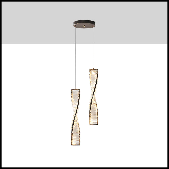 San Bartolomeo al Mare | Modern Gold Crystal Chandelier for Bedroom