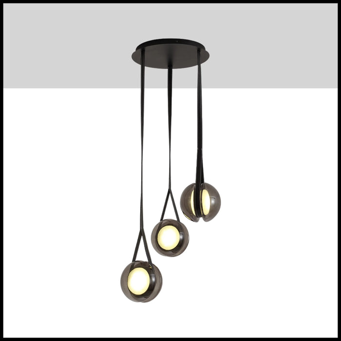 Soldano | Nordic Style Smoke Glass Ball Pendant Lighting