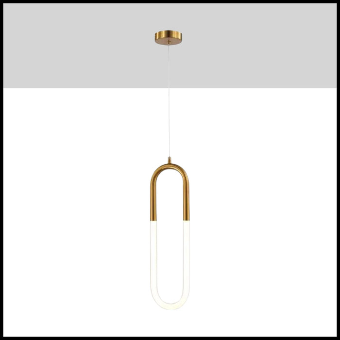 Saint-Martin-d'Entraunes | Paper Clip-Shaped Lighting Fixture