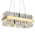 Sassello | Modern Design Rectangle Crystal Chandelier