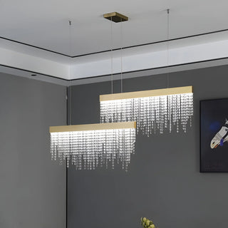 Ailano | Splendid Creative Raindrops Shining LED Crystal Chandelier