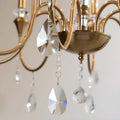 Imperial Crystal Chandelier large faceted crystal drop pendant