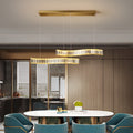 Induno Olona | Modern Crystal S-shaped LED Chandelier for Living Room