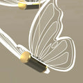 Camogli | Beautiful Spiral LED Chandelier with Hanging Butterflies