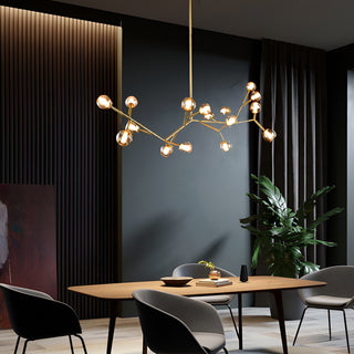 Ischia | Luxury Molecular-Shaped Chandelier for Living Room, Kitchen