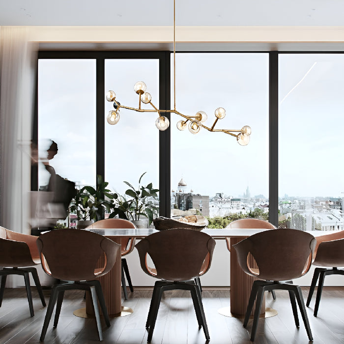 Ischia | Luxury Molecular-Shaped Chandelier for Living Room, Kitchen, Dining Room