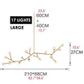 Ischia | Luxury Molecular-Shaped Chandelier for Living Room, Kitchen