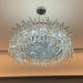 MIRODEMI Modern Luxury Drum Crystal LED Chandelier in Creative Design for Living Room, Bedroom 