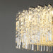 MIRODEMI Modern Luxury Drum Crystal LED Chandelier in Creative Design for Living Room, Bedroom 