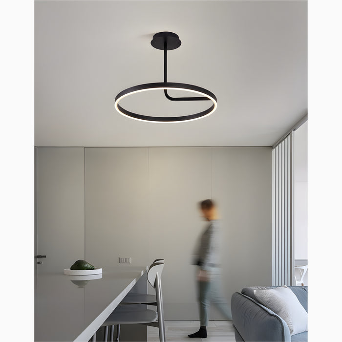 Isnello | Round Ceiling Mounted Lamp For Bedroom, Dining Room