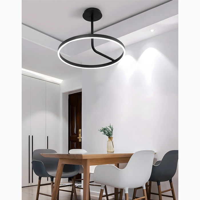 Isnello | Round Ceiling Mounted Lamp For Bedroom, Dining Room