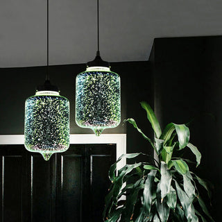 Gourdon 3D Colorful Starry Sky Pendant Lamp