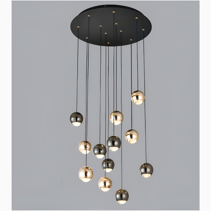 Laigueglia | Crystal LED Chandelier with Hanging Balls 12 lights 