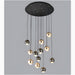 Laigueglia | Crystal LED Chandelier with Hanging Balls 12 lights 