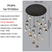 Laigueglia | Crystal LED Chandelier with Hanging Balls 24 Lights