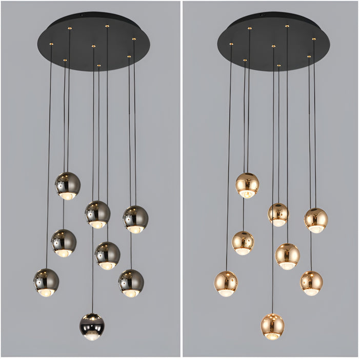 Laigueglia | Crystal LED Chandelier with Hanging Balls 8 lights