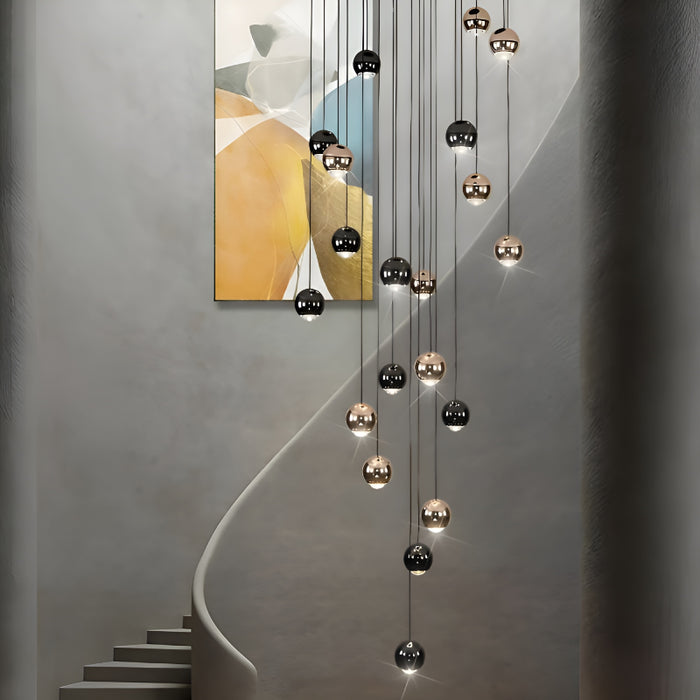 Laigueglia | Pretty Crystal LED Chandelier with Hanging Balls