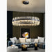 Crystal|Warm|Light|Hanging|Pendant|Chandelier|Bedroom|Office|Lobby|Round