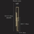 Lavagna | Ultramodern Rectangle Hanging LED Chandelier