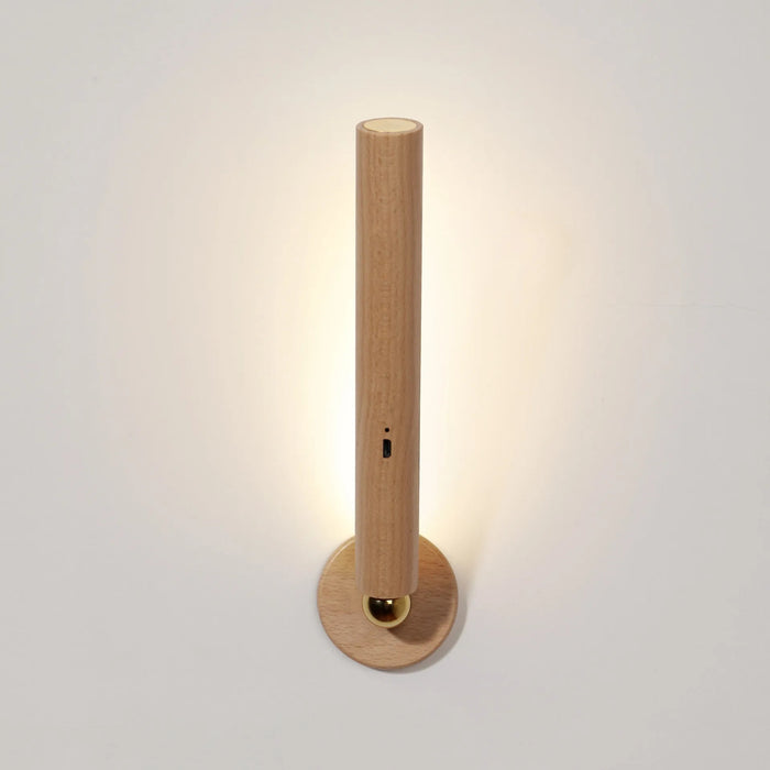 MIRODEMI® Minimalistic Wooden Wall Lamp in Nordic Style for Living Room, Bedroom image | luxury lighting | wooden wall lamps
