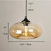 Creative Amber LED Pendant Lamp from Mirodemi for Hotel