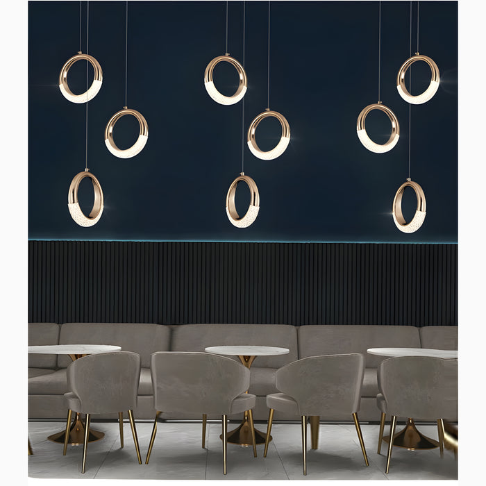 Stylish Modern LED Pendant Chandelier from Mirodemi for Restaurant 