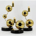 Gold|Steel|Balls|Candle|Holder|Luxury|Living|Bedroom|Dining