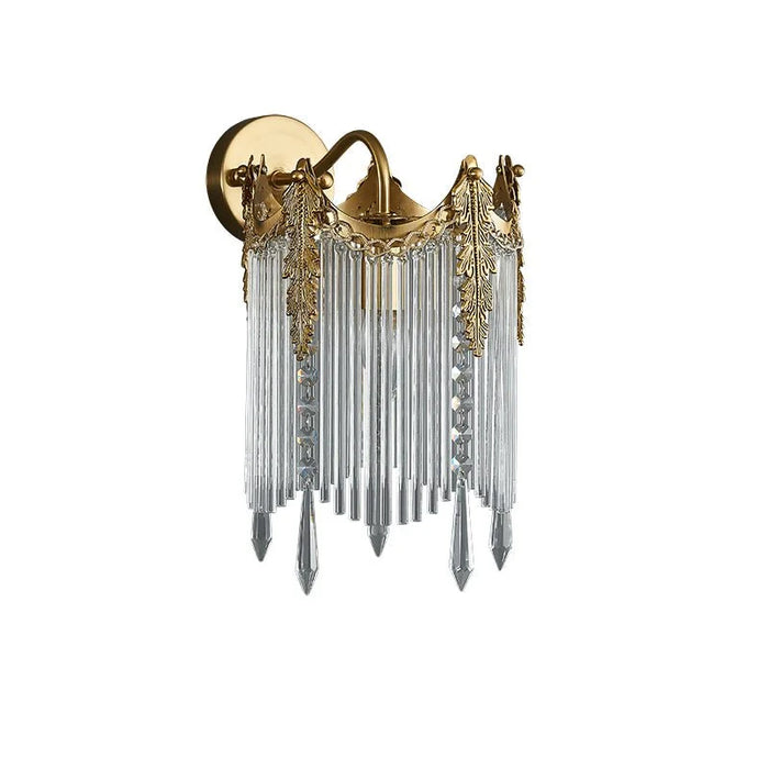 Crystal|Wall|Lamp|Sconce|LED|European|Gold|Elegant|Luxury