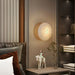 White|Sphere|Wall|Sconce|Lamp|Marble|Luxury|Bedside|Living