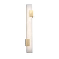 Marble|LED|Futuristic|White|Gold|Elegant|Luxury|Modern|Sconce