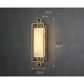 Marble|Wall|Sconce|Lamp|Gold|Black|Living|Bedroom|Elegant|Luxury