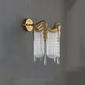 Crystal|Wall|Lamp|Sconce|LED|European|Gold|Elegant|Luxury