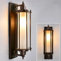 Black|Vintage|Outdoor|Waterproof|Lamp|Wall|Sconce|Courtyard|Balcony