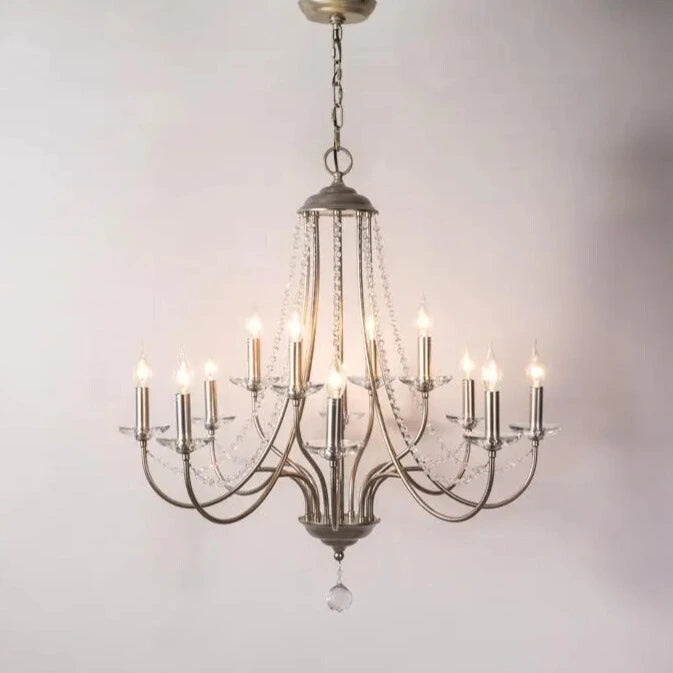 Vintage LED Crystal Chandelier from Mirodemi for Staircase