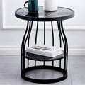Sleek Glass Side Table with Durable Metal Legs | luxury home accents | glass tabletops | petite tables | side decor