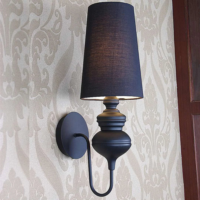 Black|White|Classic|Elegant|Wall|Sconce|Living|Bedroom