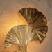 Modern|Gold|Silver|Leaf|Leaves|Luxury|LED|Sconce|Wall|Lamp