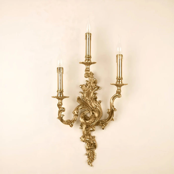 Gold|Candles|French|Luxury|Wall|Lamp|Sconce|Living|Bedroom