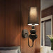 Black|White|Classic|Elegant|Wall|Sconce|Living|Bedroom