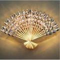 MIRODEMI® Luxury Golden Crystal Wall Lamp for Bedroom, Living Room image | luxury lighting | luxury wall lamps | home
