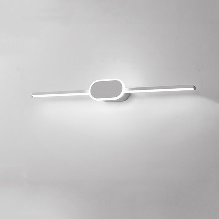 MIRODEMI® Modern Creative Black/White LED Mirror Wall Lamp for Bedroom, Bathroom