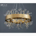 MIRODEMI® Abbadia San Salvatore | Luxury Gold Rectangle Colorful Crystal Chandelier for House
