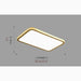 MIRODEMI® Abbiategrasso | Rectangle Crystal gold Ceiling Light