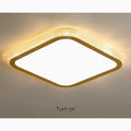 MIRODEMI® Abetone | Square Crystal LED Ceiling Light on