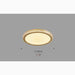 MIRODEMI® Abriola | Round gold Crystal  Ceiling Light