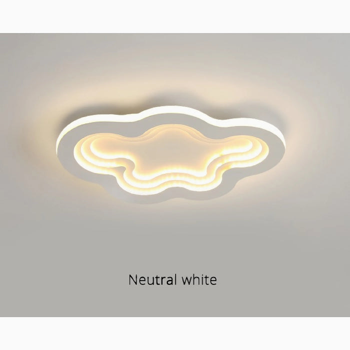 MIRODEMI® Acate | Minimalist Cloud LED Ceiling Light For Kids Room neutral
