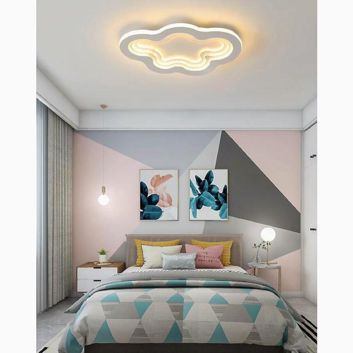 MIRODEMI® Acate | Minimalist Cloud LED Ceiling Light For Kids Room on